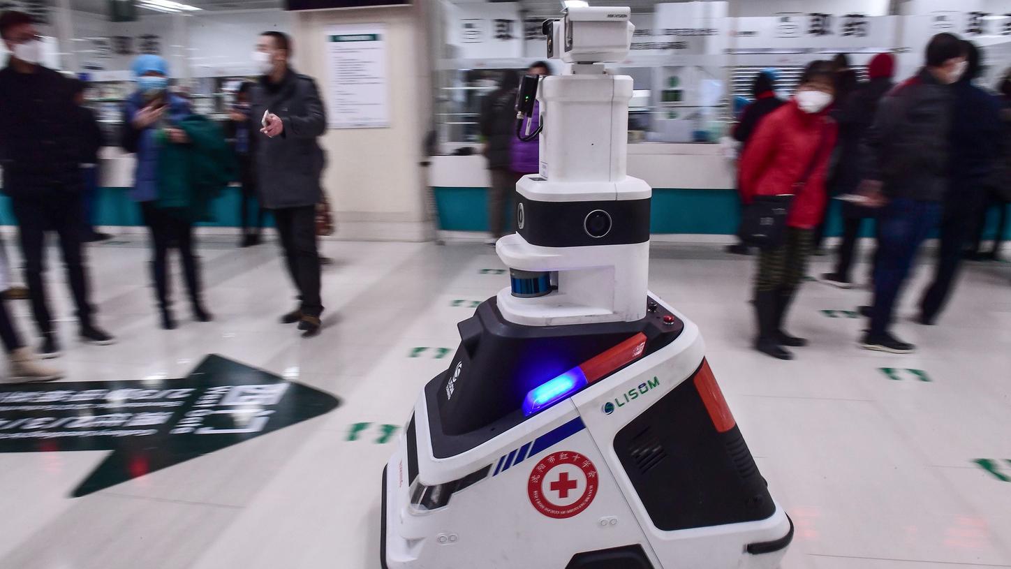 In China it is common that robots are identifying people, recognizing signs of infection and disinfecting surfaces 