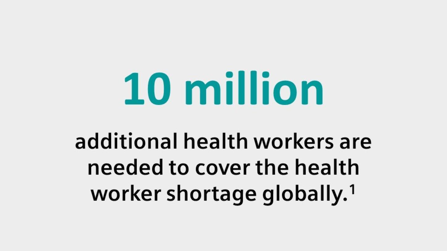 Achieving operational excellence - 10 million additional health workers are needed to cover the health worker shortage globally