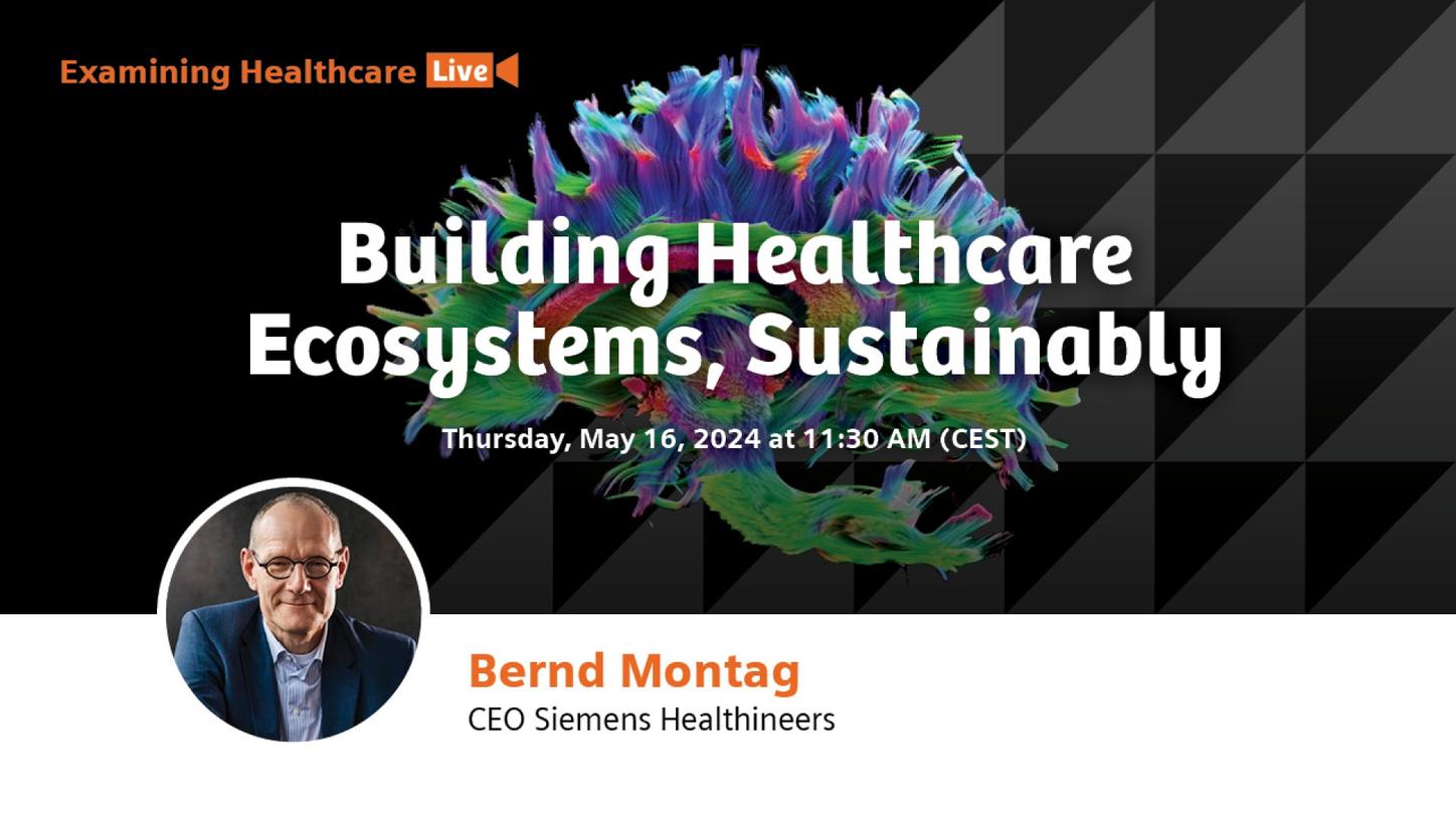 Building Healthcare Ecosystems, Sustainably  - May 16th / Online - LinkedIn Live session