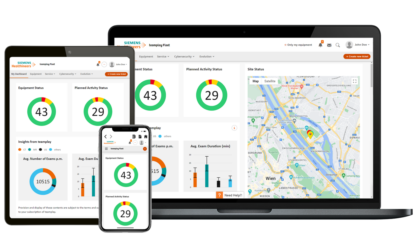 Siemens Healthineers teamplay Fleet Keyvisual 1920x1080